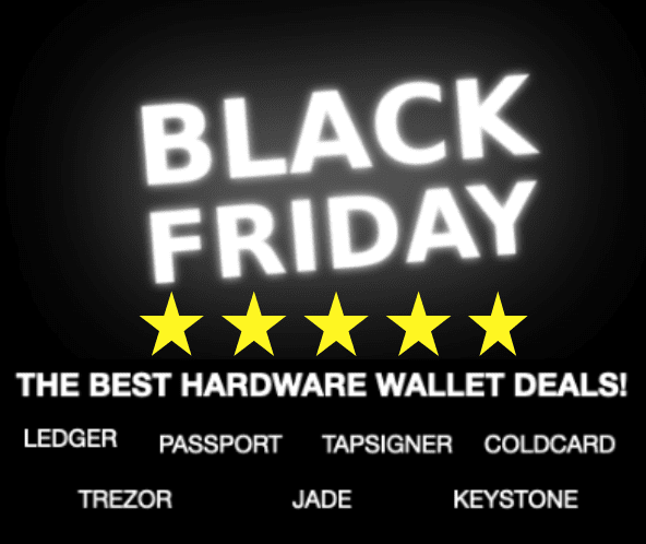 hardware wallet black friday deals